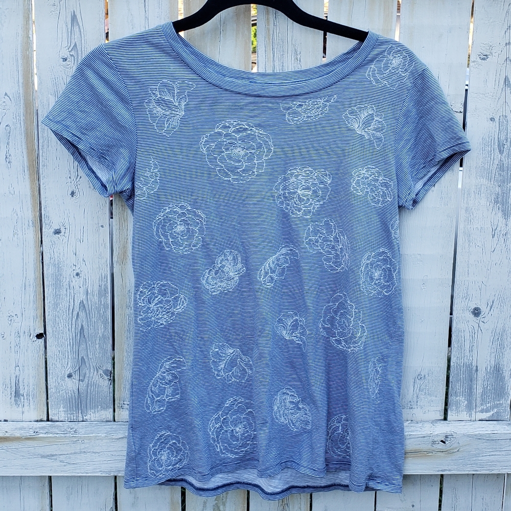 Loft XS striped rose t